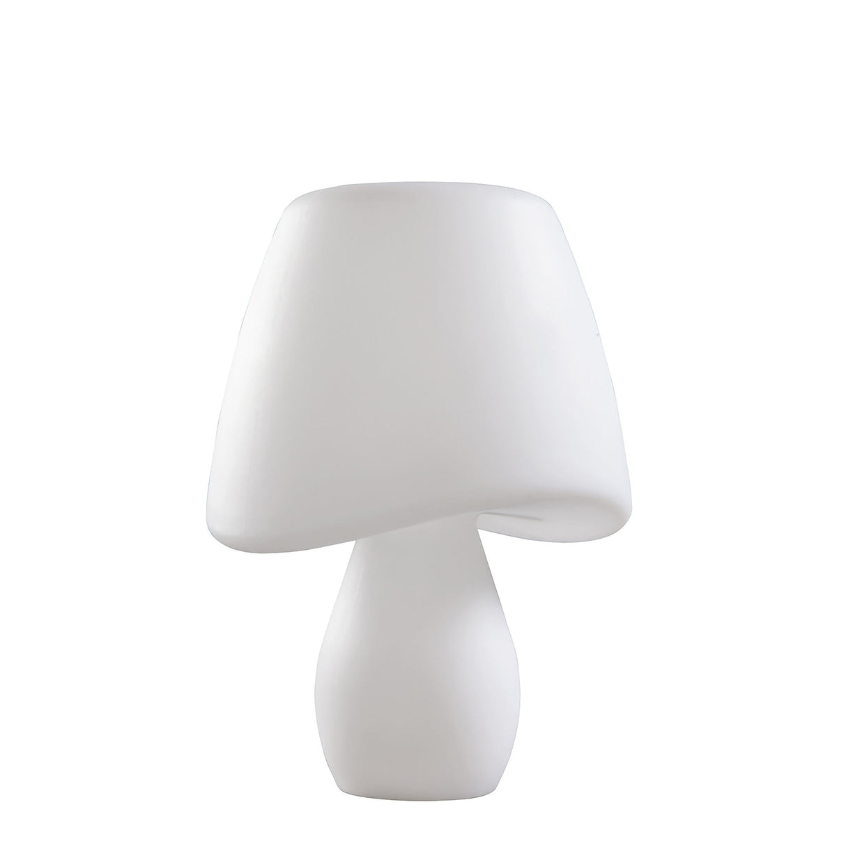 Cool 2 Light Outdoor Table Lamp - Opal White