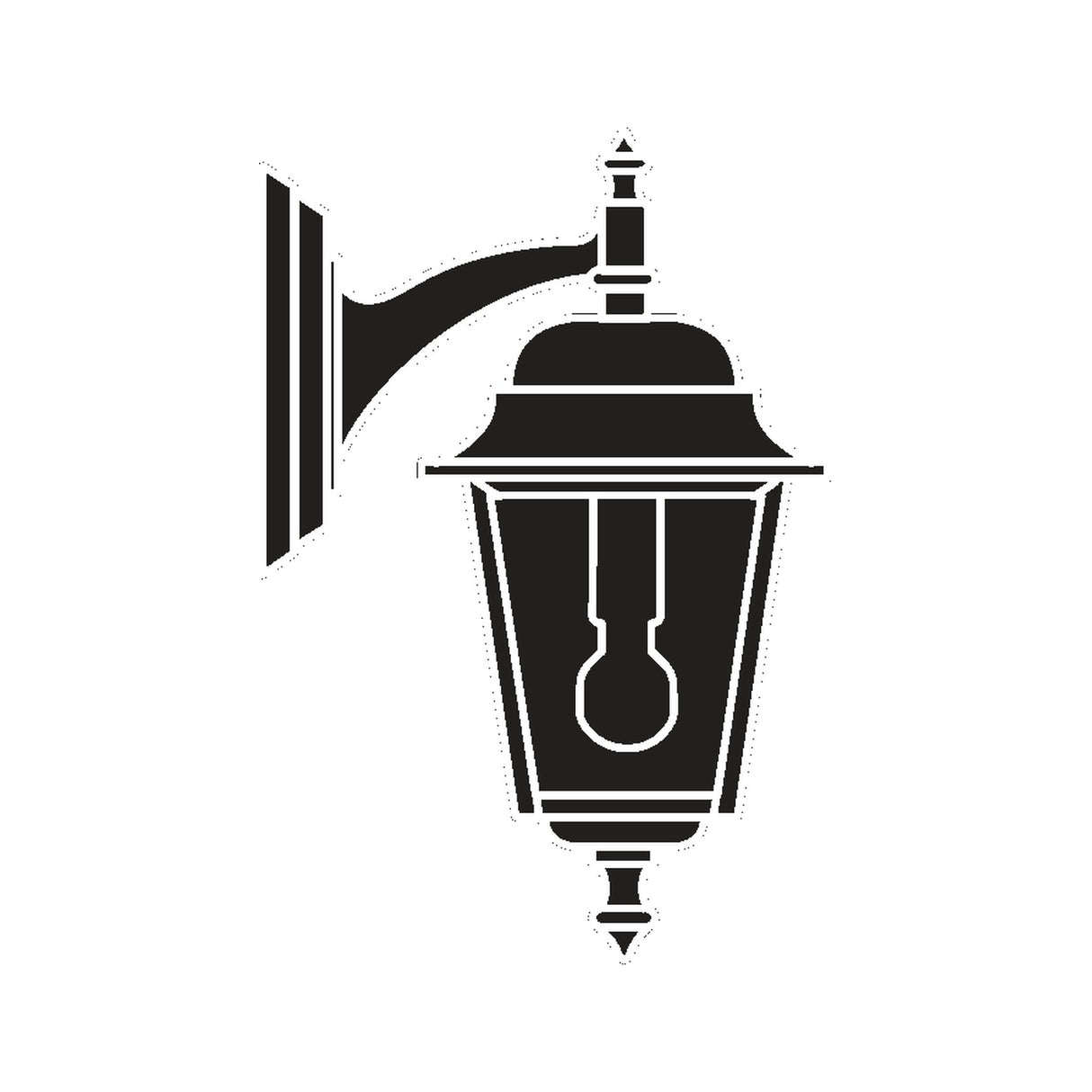 Coping Cast Aluminium Outdoor Hanging Wall Lantern