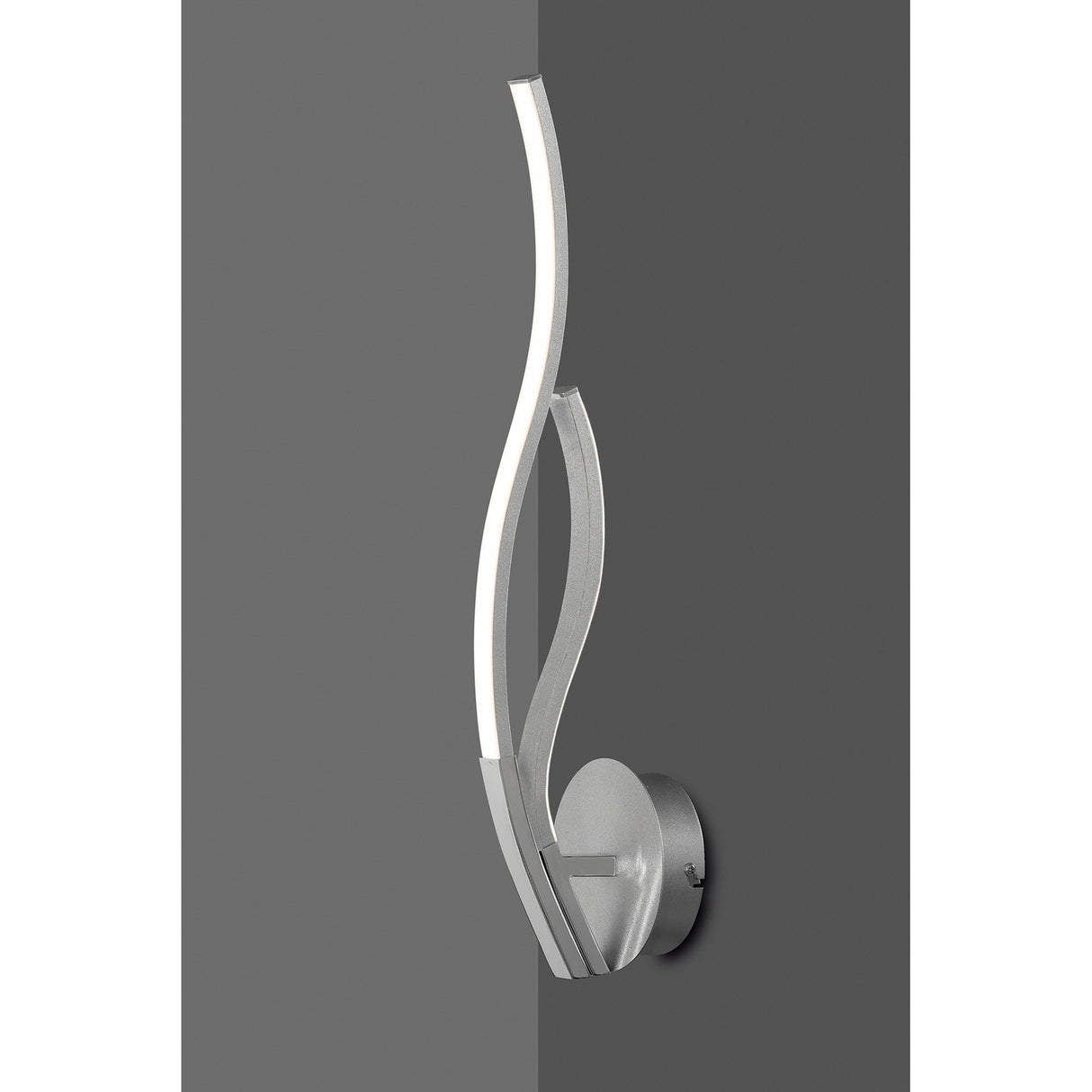 Corinto LED Wall Light 12W 3000K - Silver Chrome