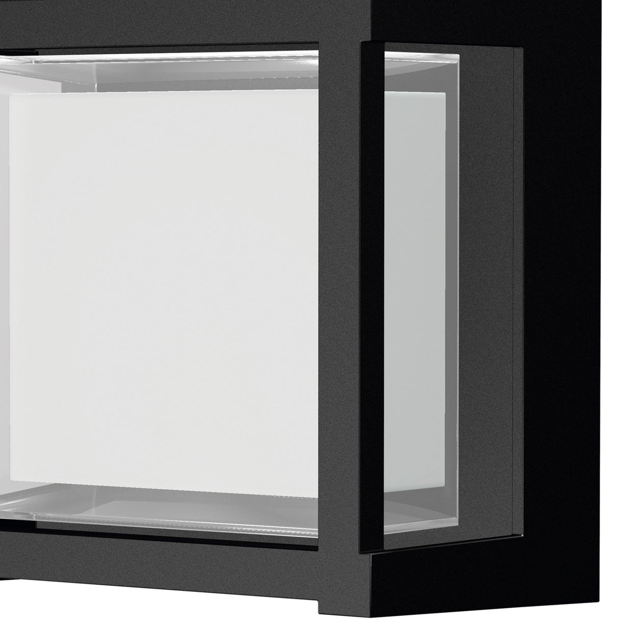 Creek Square Outdoor CCT LED Wall Light 15W - Black