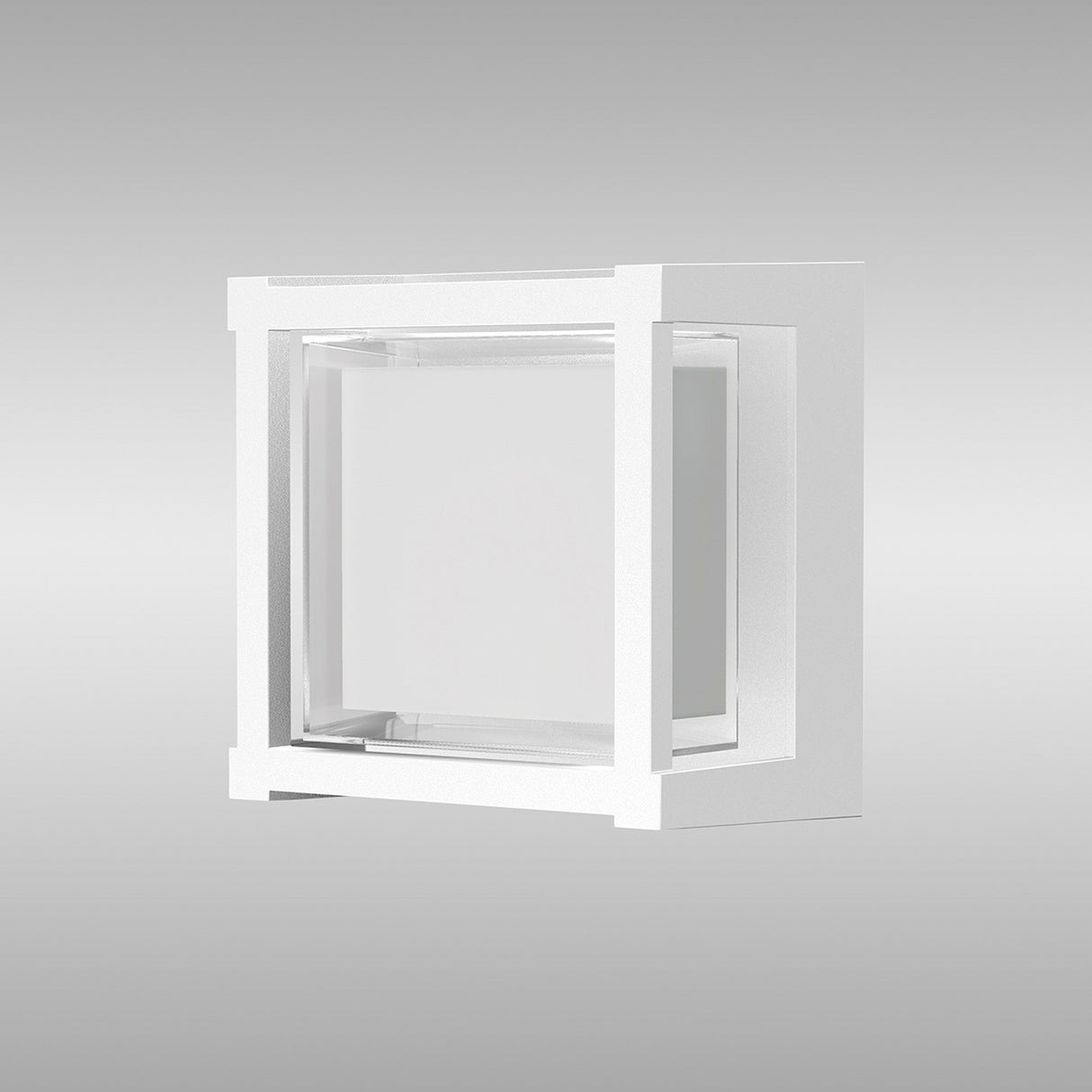 Creek Square Outdoor CCT LED Wall Light 15W - White