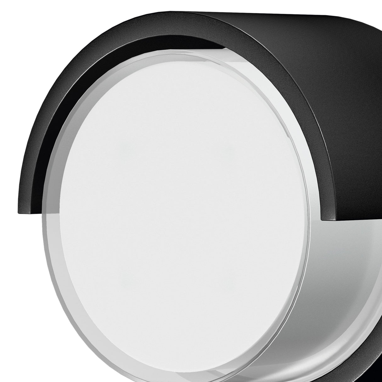 Creek Round Outdoor CCT LED Wall Light 15W - Black