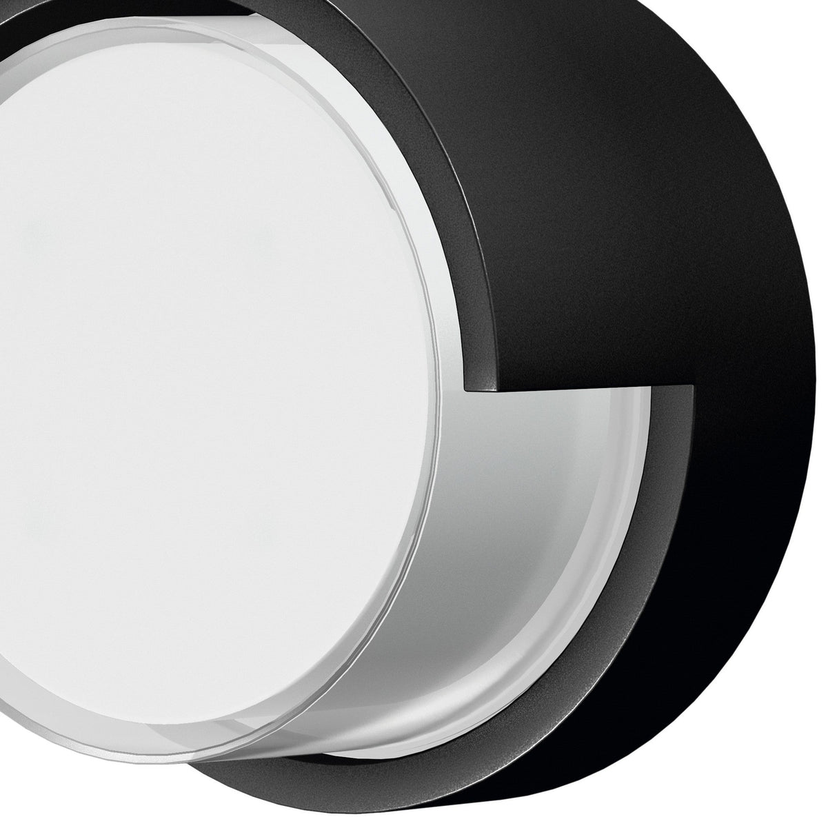 Creek Round Outdoor CCT LED Wall Light 15W - Black