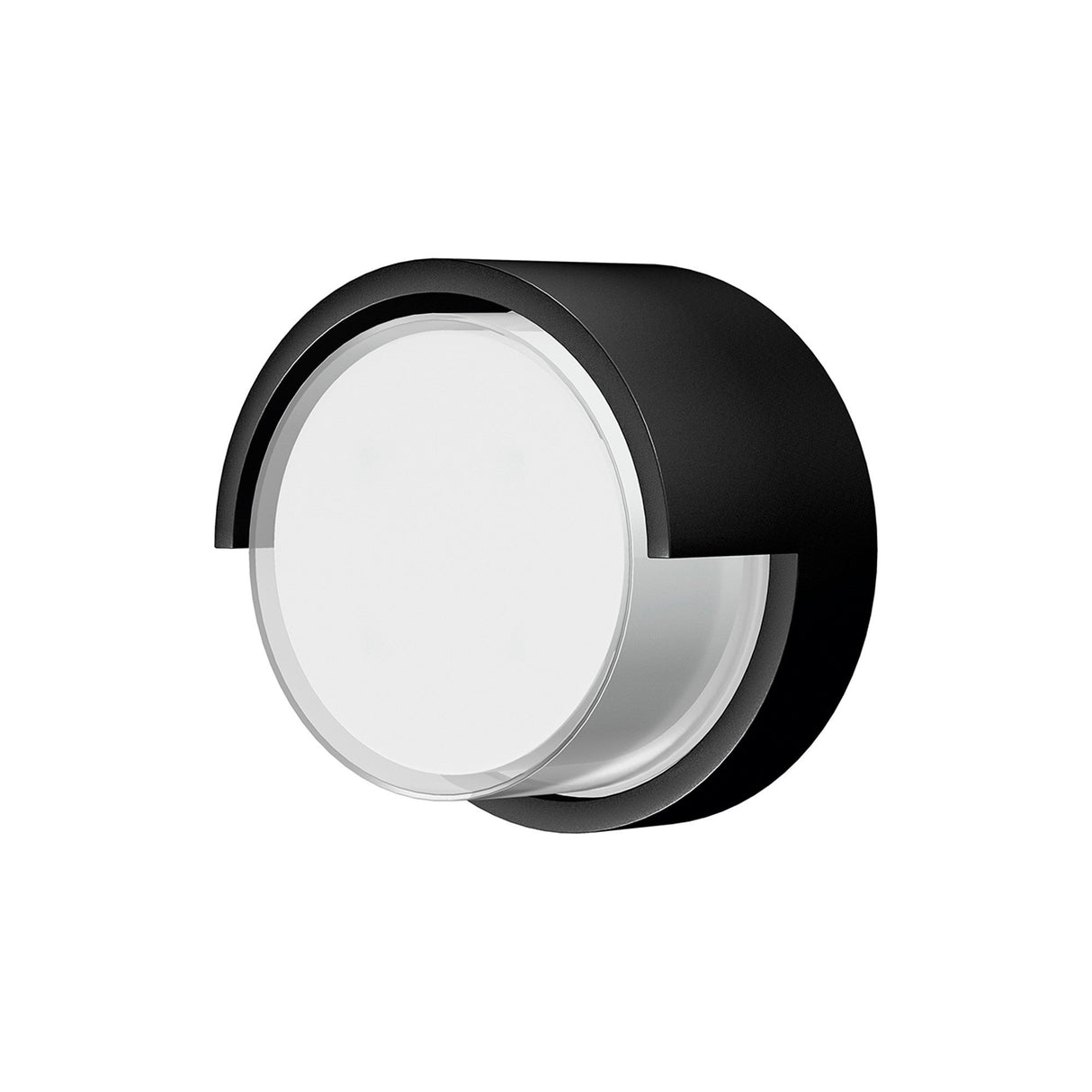 Creek Round Outdoor CCT LED Wall Light 15W - Black