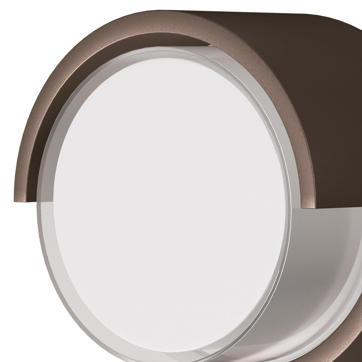 Creek Round Outdoor CCT LED Wall Light 15W - Brown