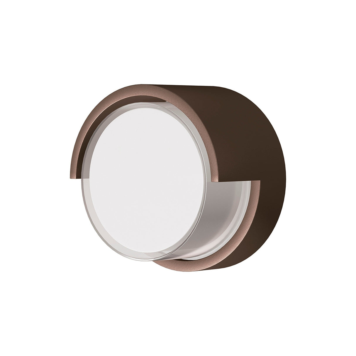 Creek Round Outdoor CCT LED Wall Light 15W - Brown