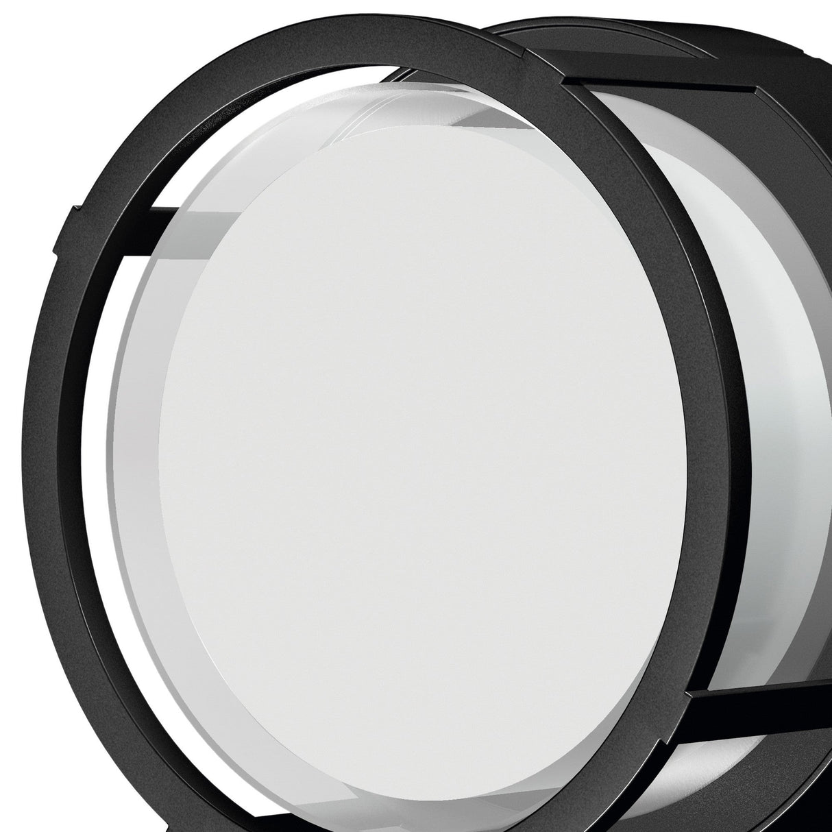 Creek Round Outdoor CCT LED Ceiling/Wall Light 15W - Black