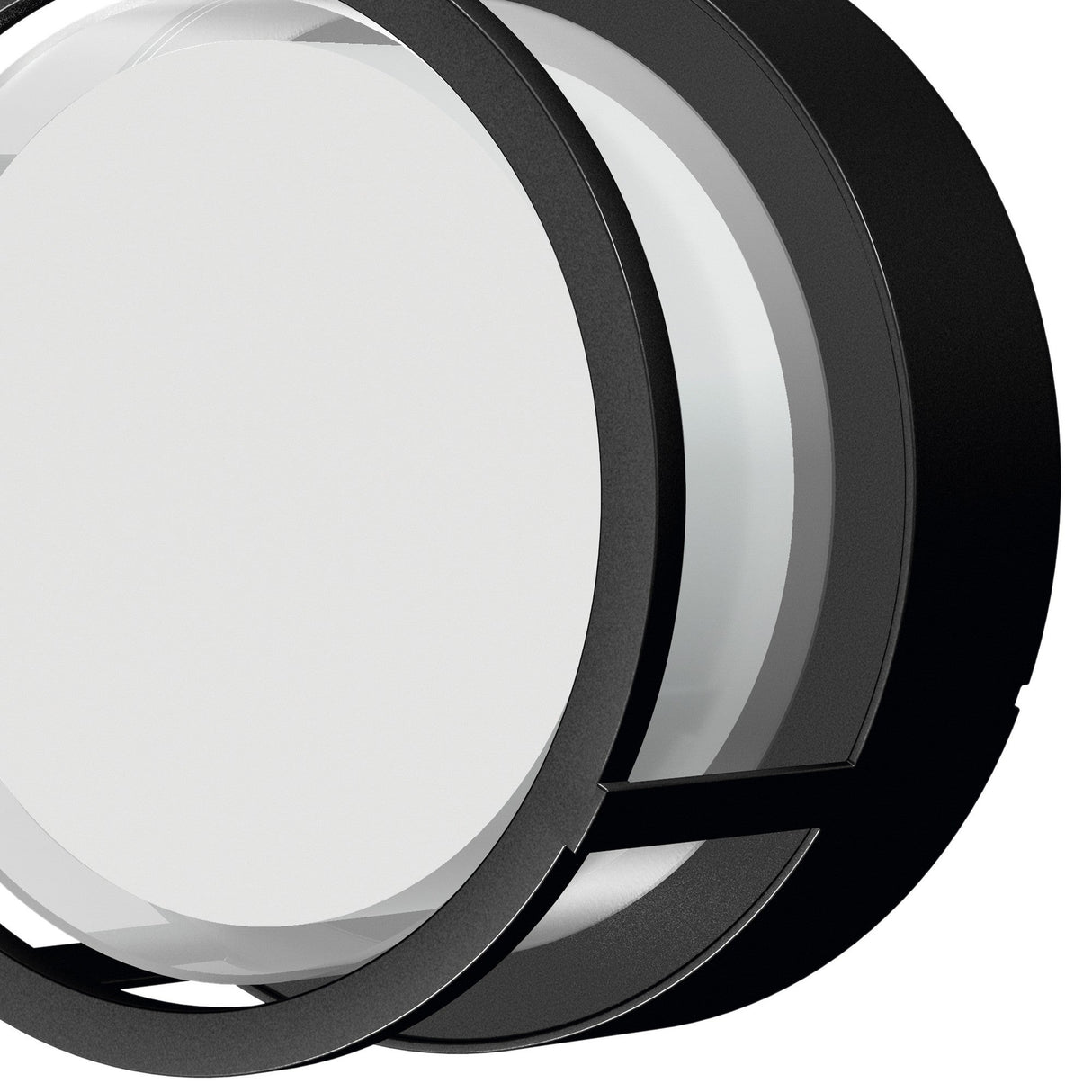 Creek Round Outdoor CCT LED Ceiling/Wall Light 15W - Black