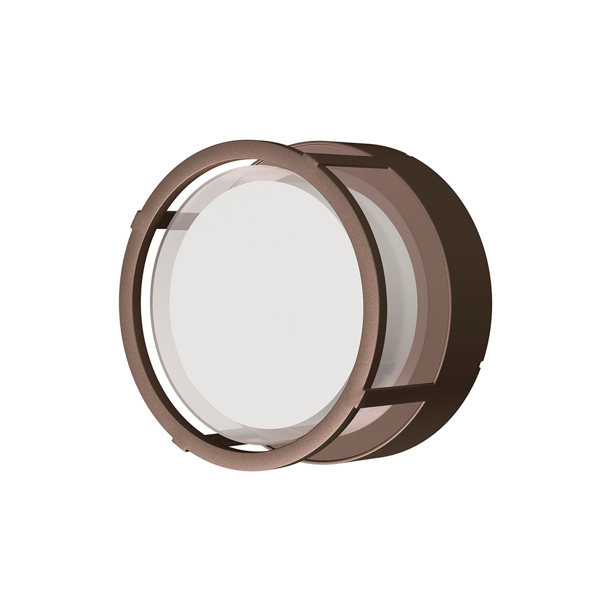 Creek Round Outdoor CCT LED Ceiling/Wall Light 15W - Brown