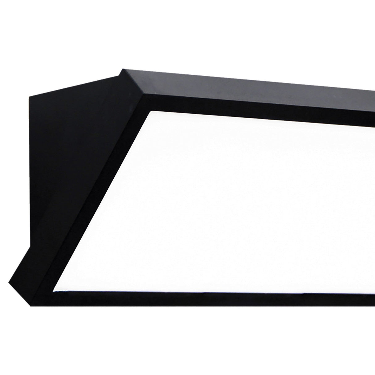 Creek Angled Outdoor CCT LED Wall Light 20W - Black