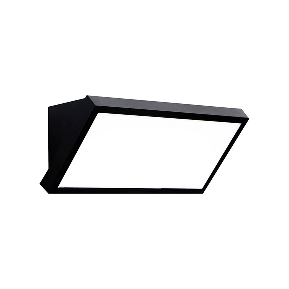 Creek Angled Outdoor CCT LED Wall Light 20W - Black