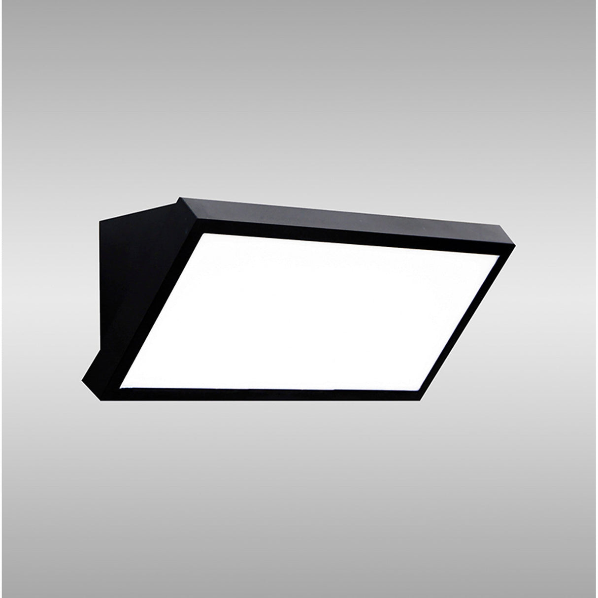 Creek Angled Outdoor CCT LED Wall Light 20W - Black