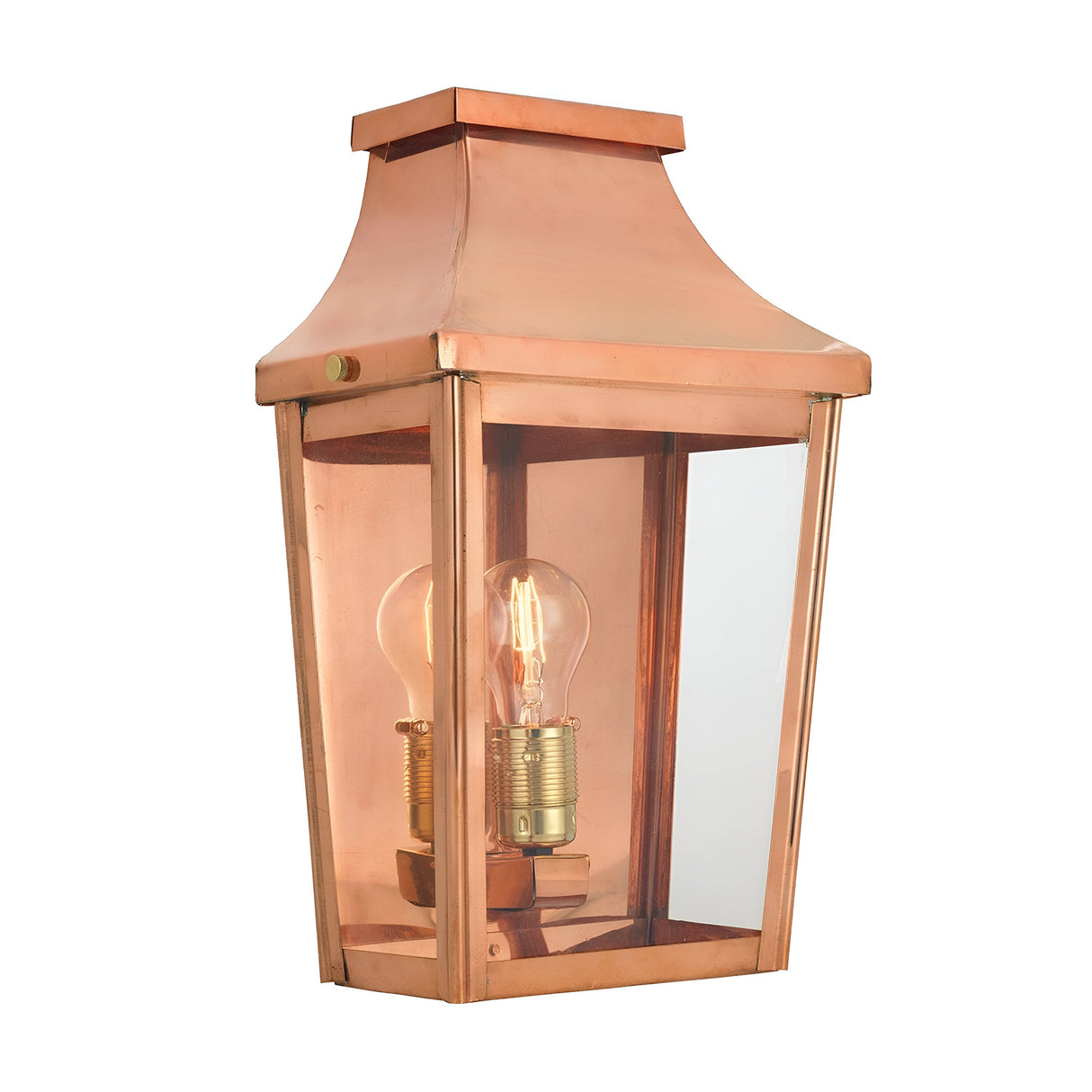 Chelsea 1 Light Large Half Lantern - Copper