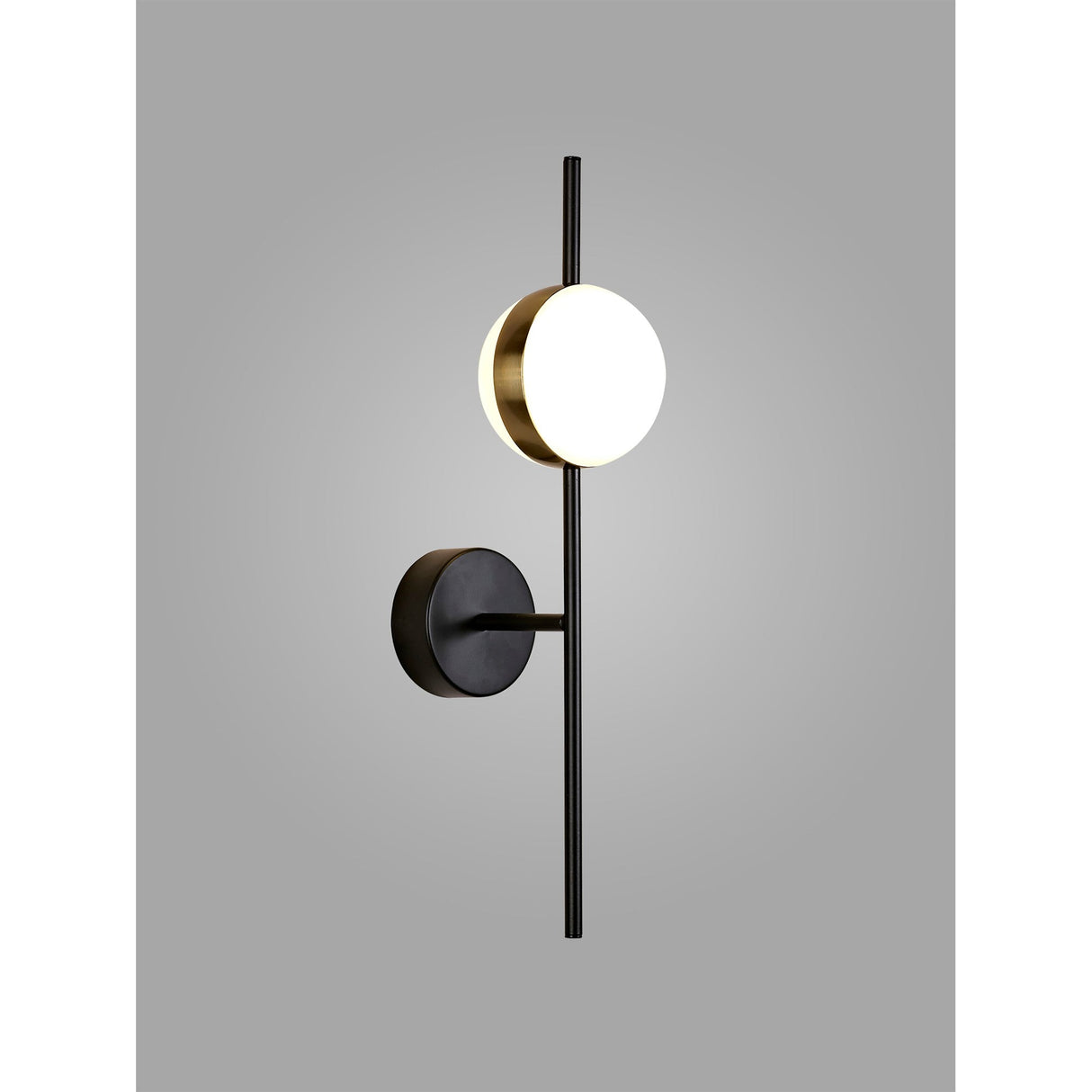 Cuba LED Wall Light 8W 3000K - Gold/Black