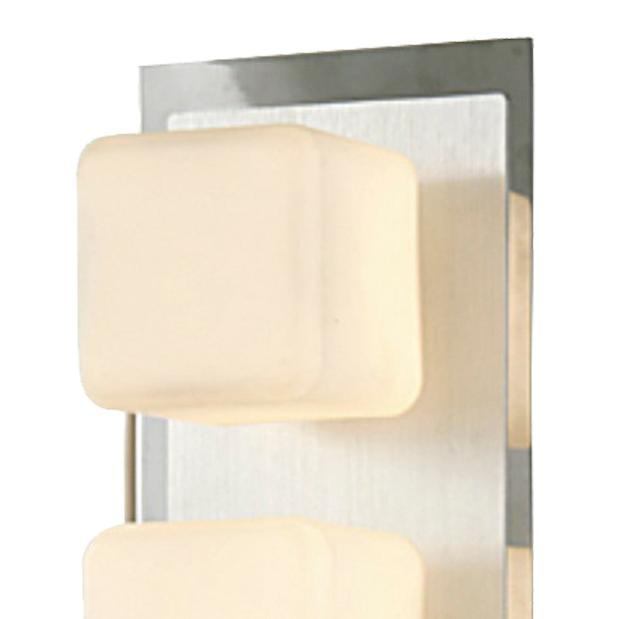 Cube 3 Light Bathroom Wall Lamp With Pull-Cord - Chrome