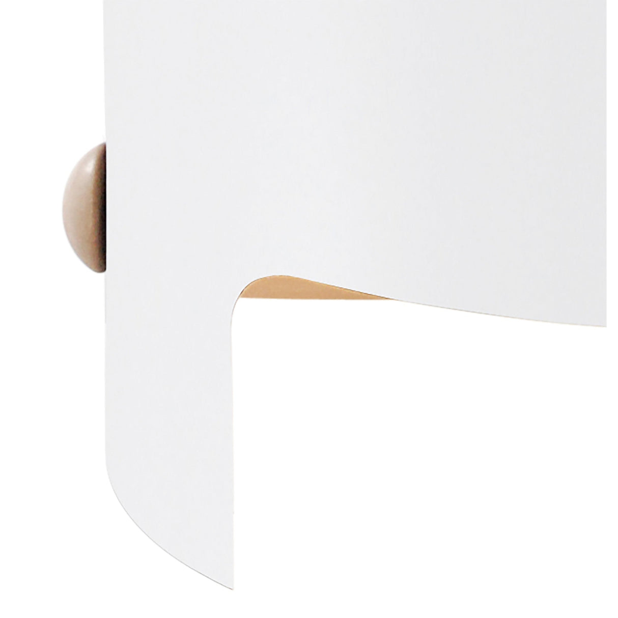 Cube Wide 1 Light Table Lamp - White