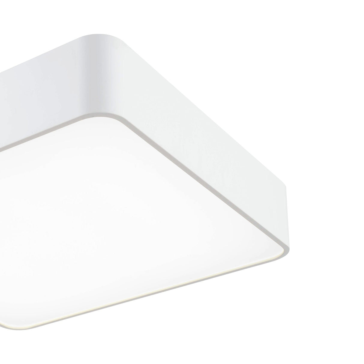Cumbuco Square LED Flush Ceiling Light 35W 4000K - White