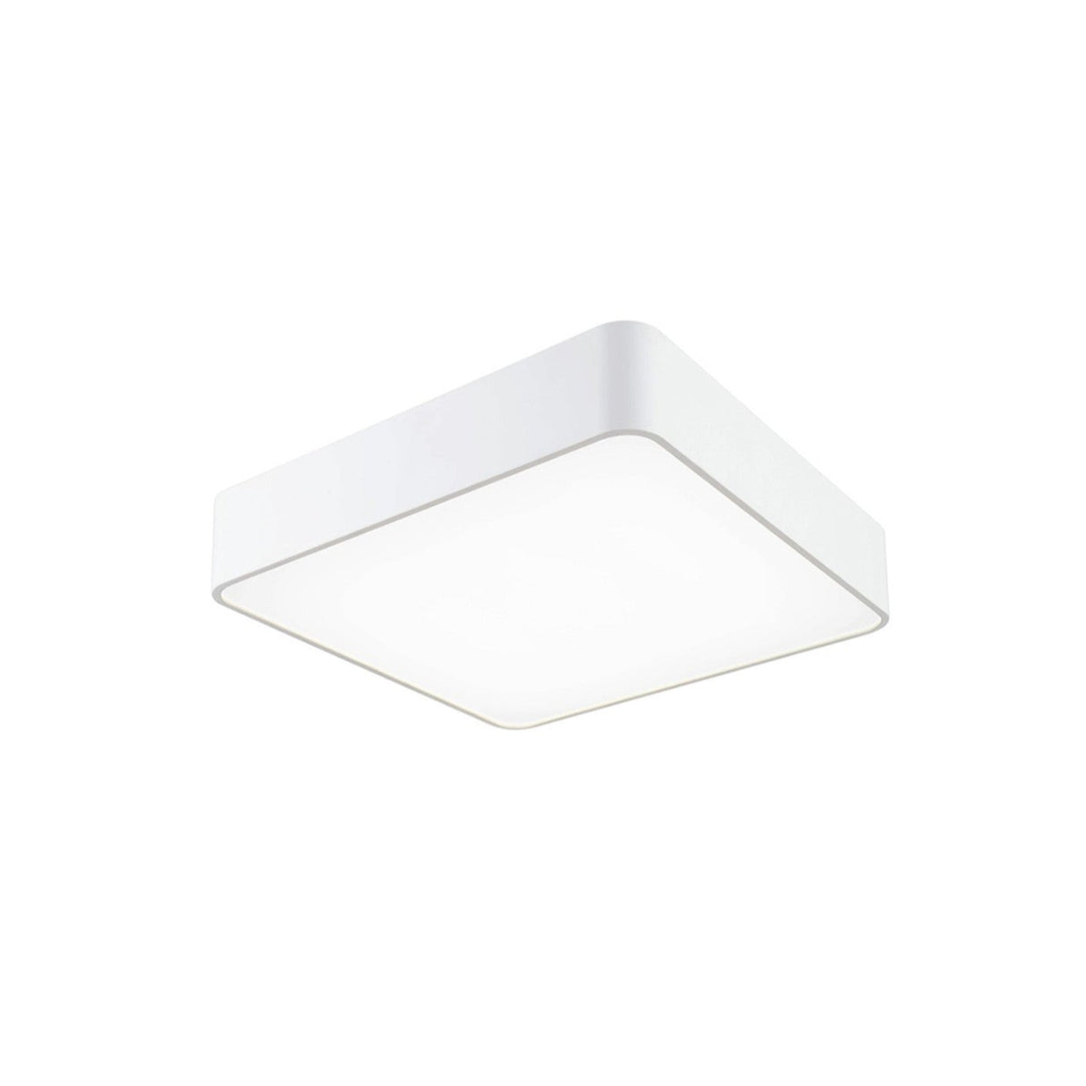 Cumbuco Square LED Flush Ceiling Light 35W 4000K - White