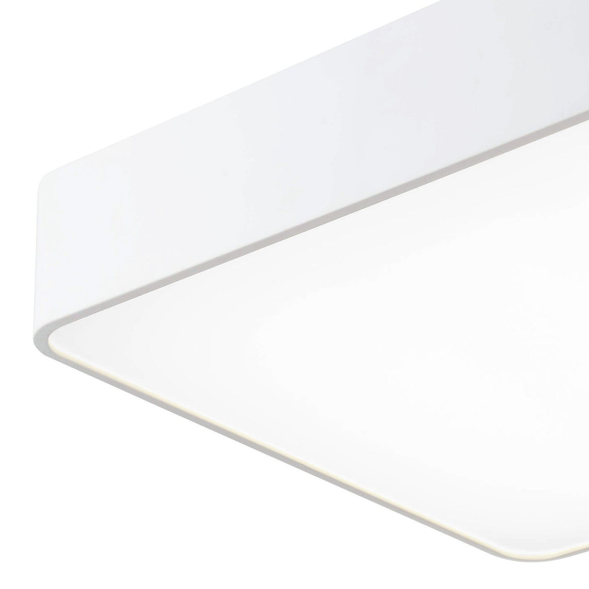 Cumbuco Square LED Flush Ceiling Light 80W 4000K - White