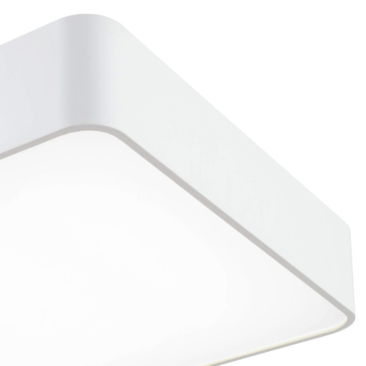 Cumbuco Square LED Flush Ceiling Light 80W 4000K - White
