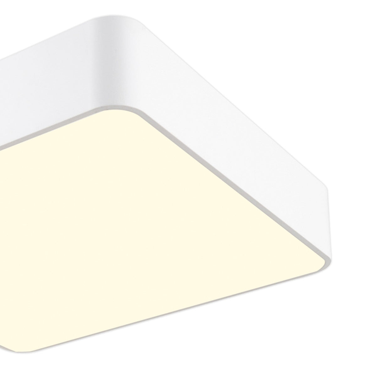 Cumbuco Square LED Flush Ceiling Light 35W 3000K - White
