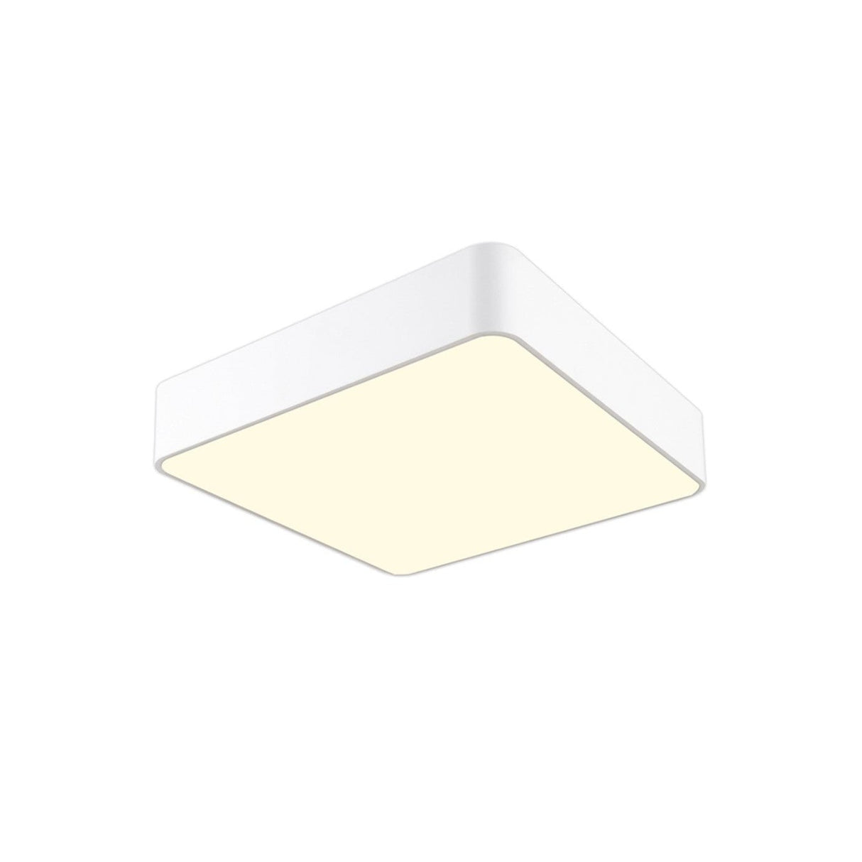 Cumbuco Square LED Flush Ceiling Light 35W 3000K - White