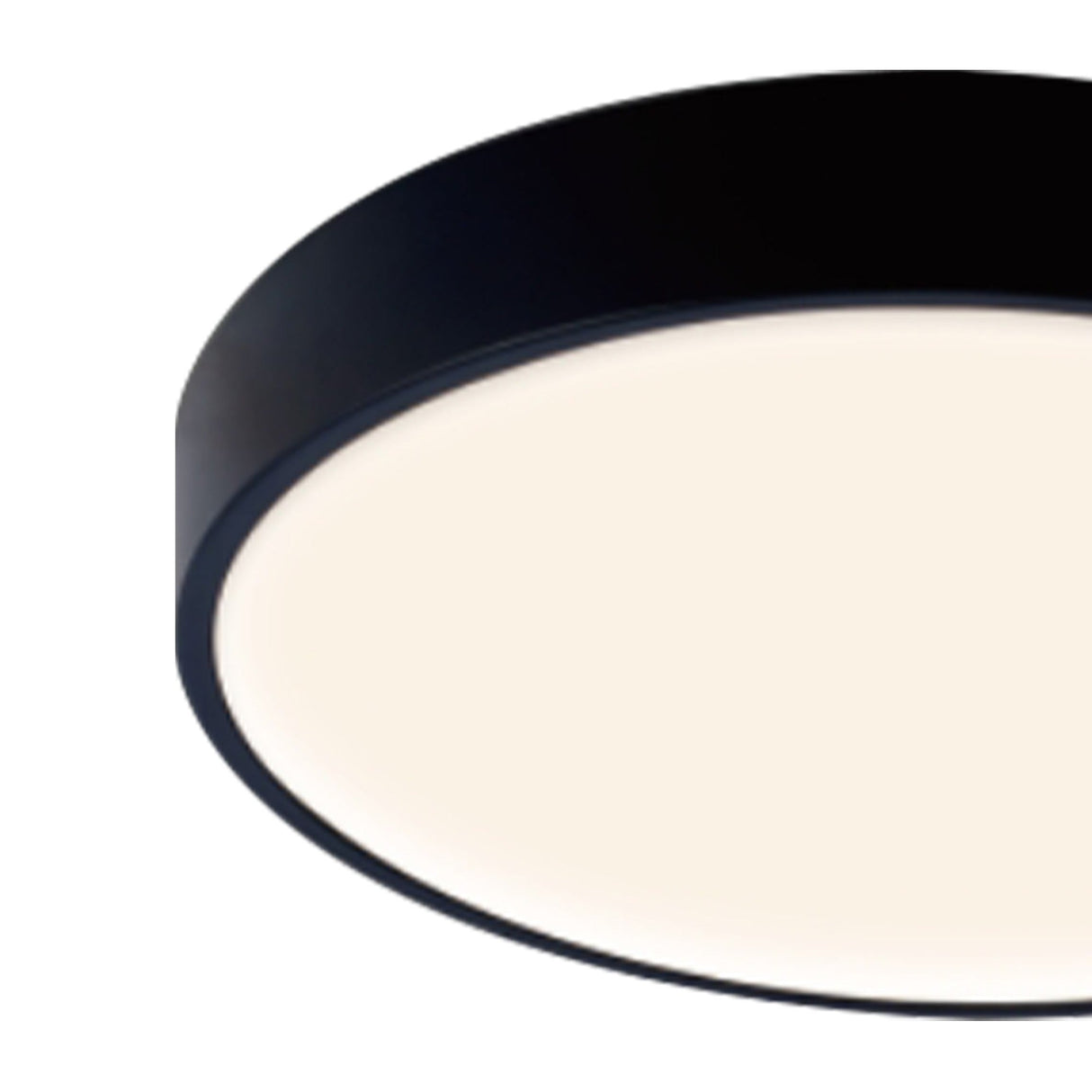 Cumbuco II Round CCT LED Flush Ceiling Light 30W - Black
