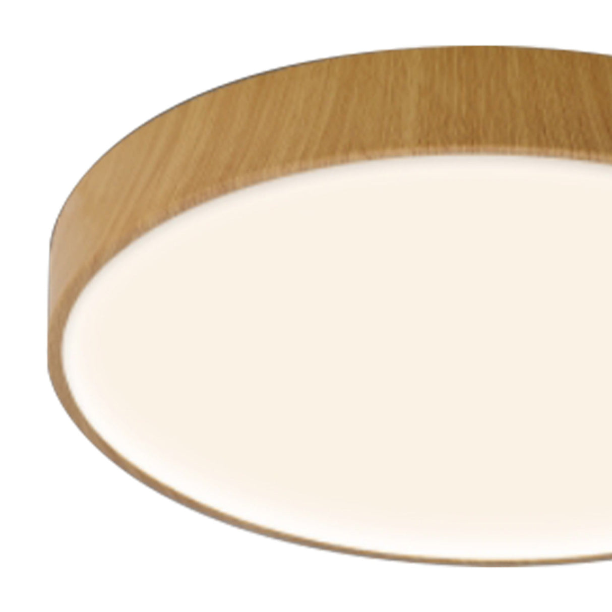 Cumbuco II Round CCT LED Flush Ceiling Light 30W - Light Brown