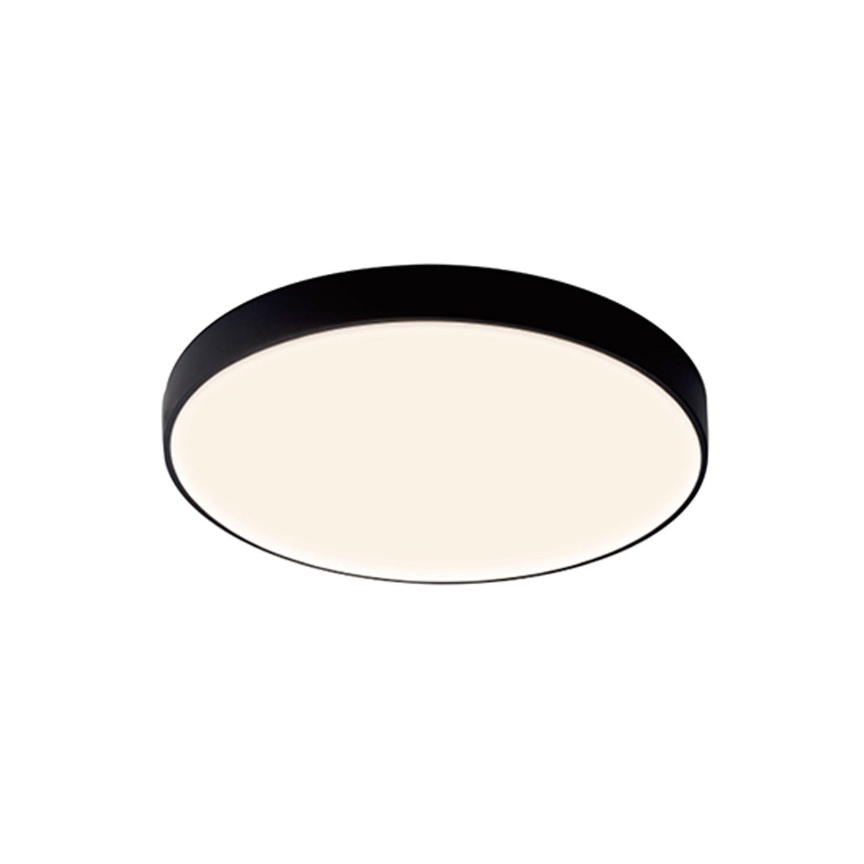 Cumbuco II Round CCT LED Flush Ceiling Light 40W - Black