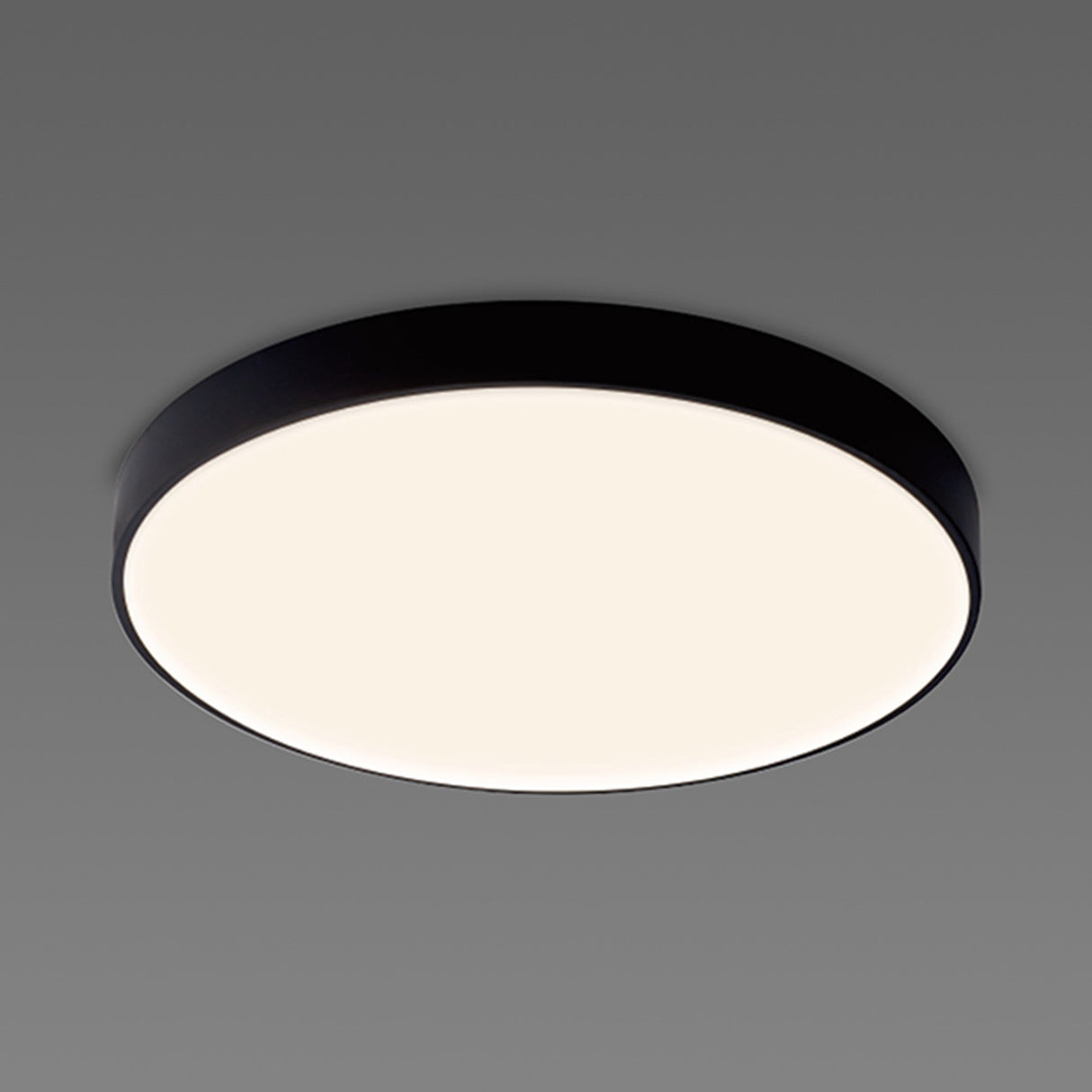 Cumbuco II Round CCT LED Flush Ceiling Light 50W - Black