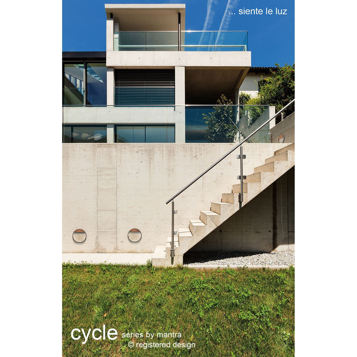 Cycle Large Outdoor LED Wall Light 12W 3000K - Dark Grey