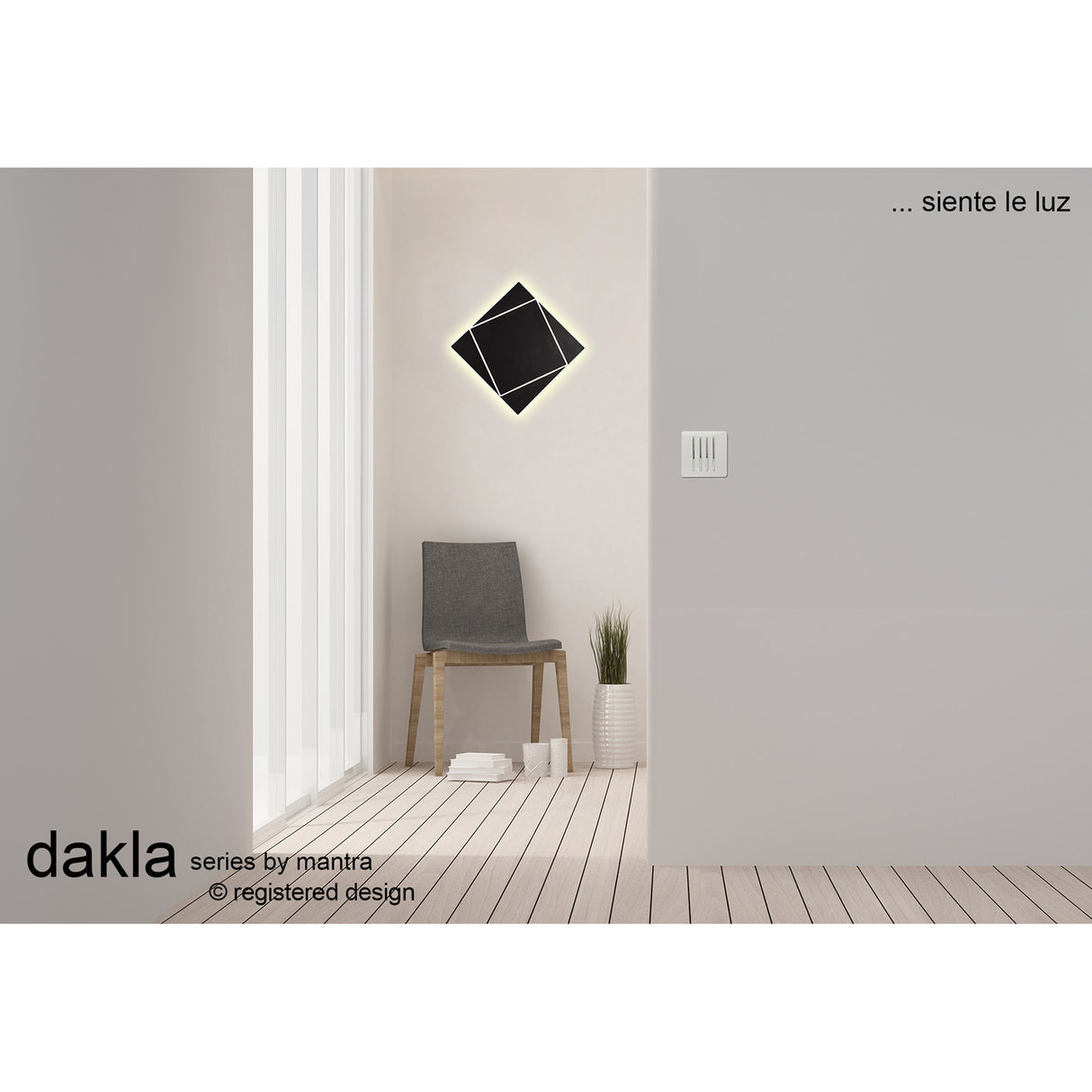 Dakla LED Wall Light 18W 3000K - Black