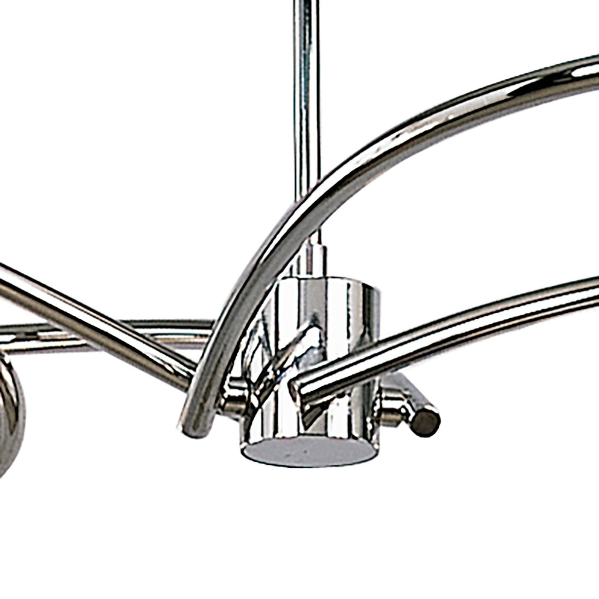 Dali 58cm Telescopic 4 Light Chandelier/Semi-Flush - Polished Chrome