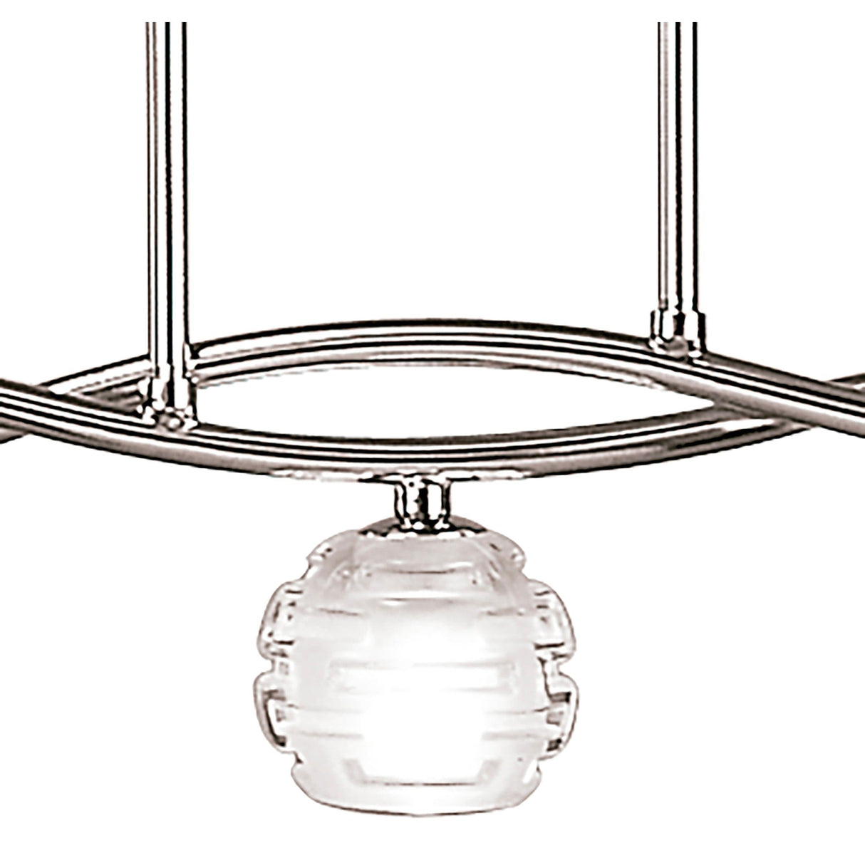 Dali Telescopic 5 Light Suspension Light/Semi-Flush - Polished Chrome