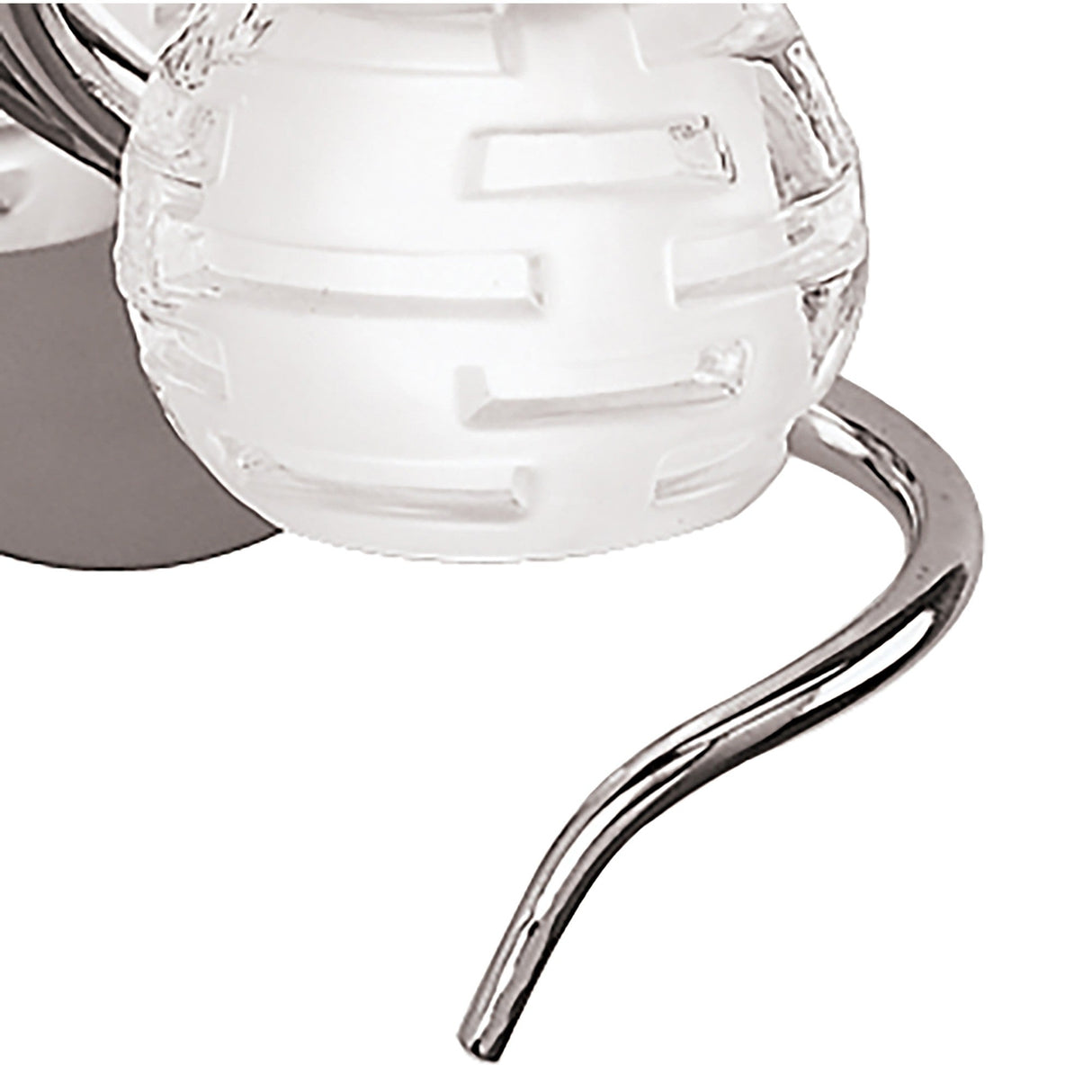 Dali 1 Light Wall Light With Switch - Polished Chrome