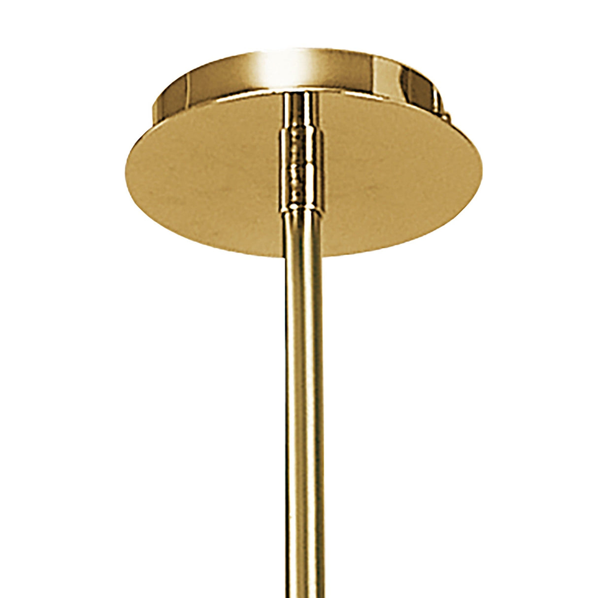 Dali 70cm Telescopic 6 Light Chandelier/Semi-Flush - Polished Brass