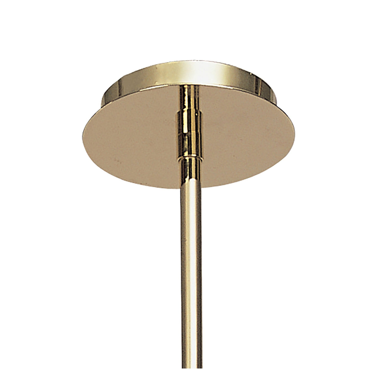 Dali 58cm Telescopic 4 Light Chandelier/Semi-Flush - Polished Brass