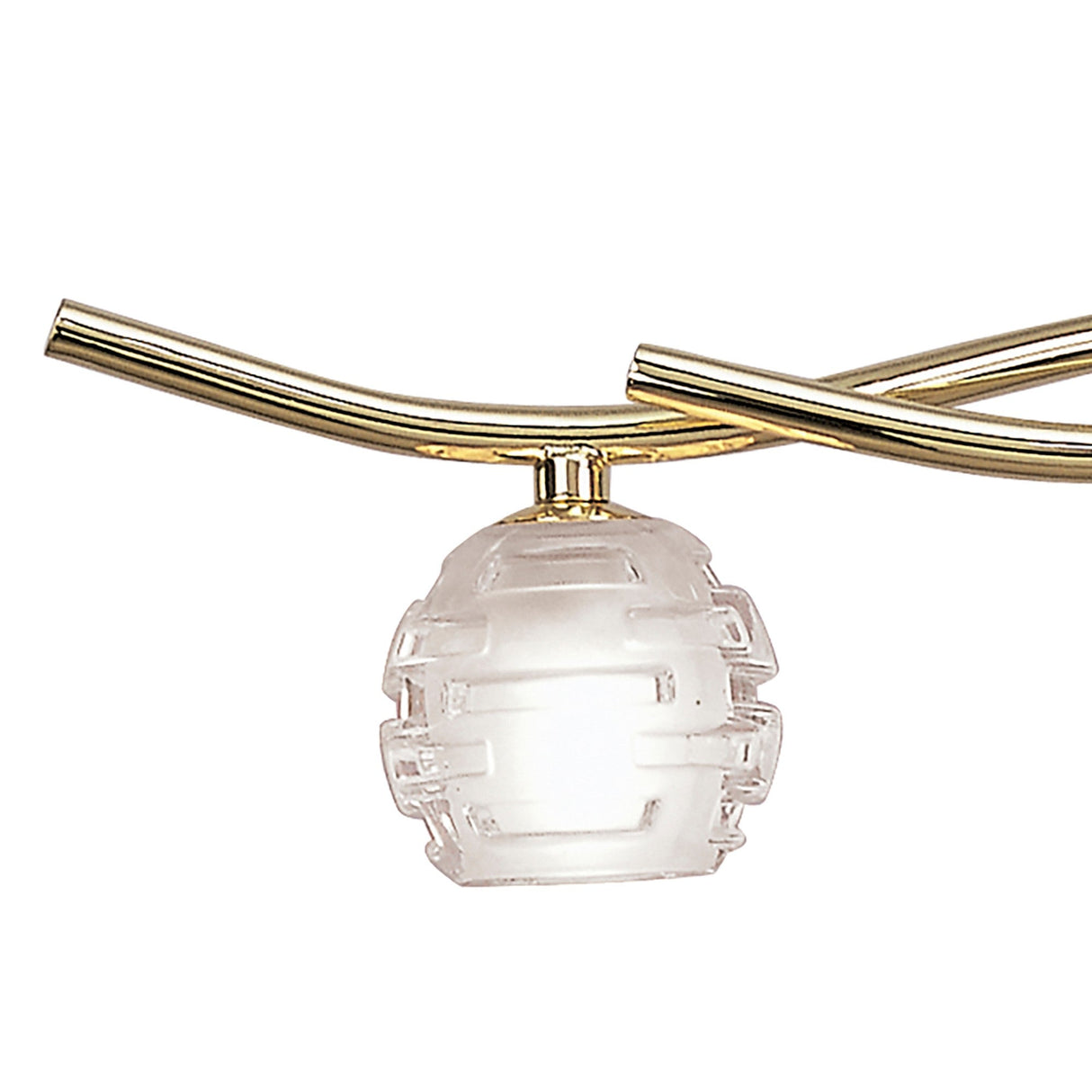 Dali Telescopic 4 Light Suspension Light/Semi-Flush - Polished Brass