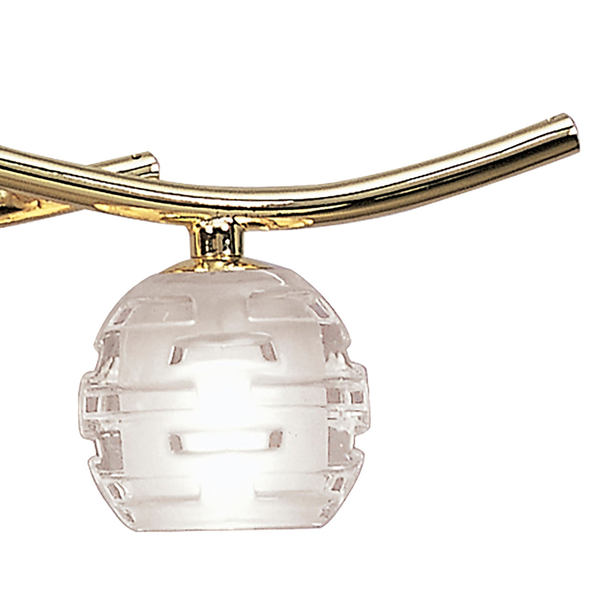 Dali Telescopic 4 Light Suspension Light/Semi-Flush - Polished Brass