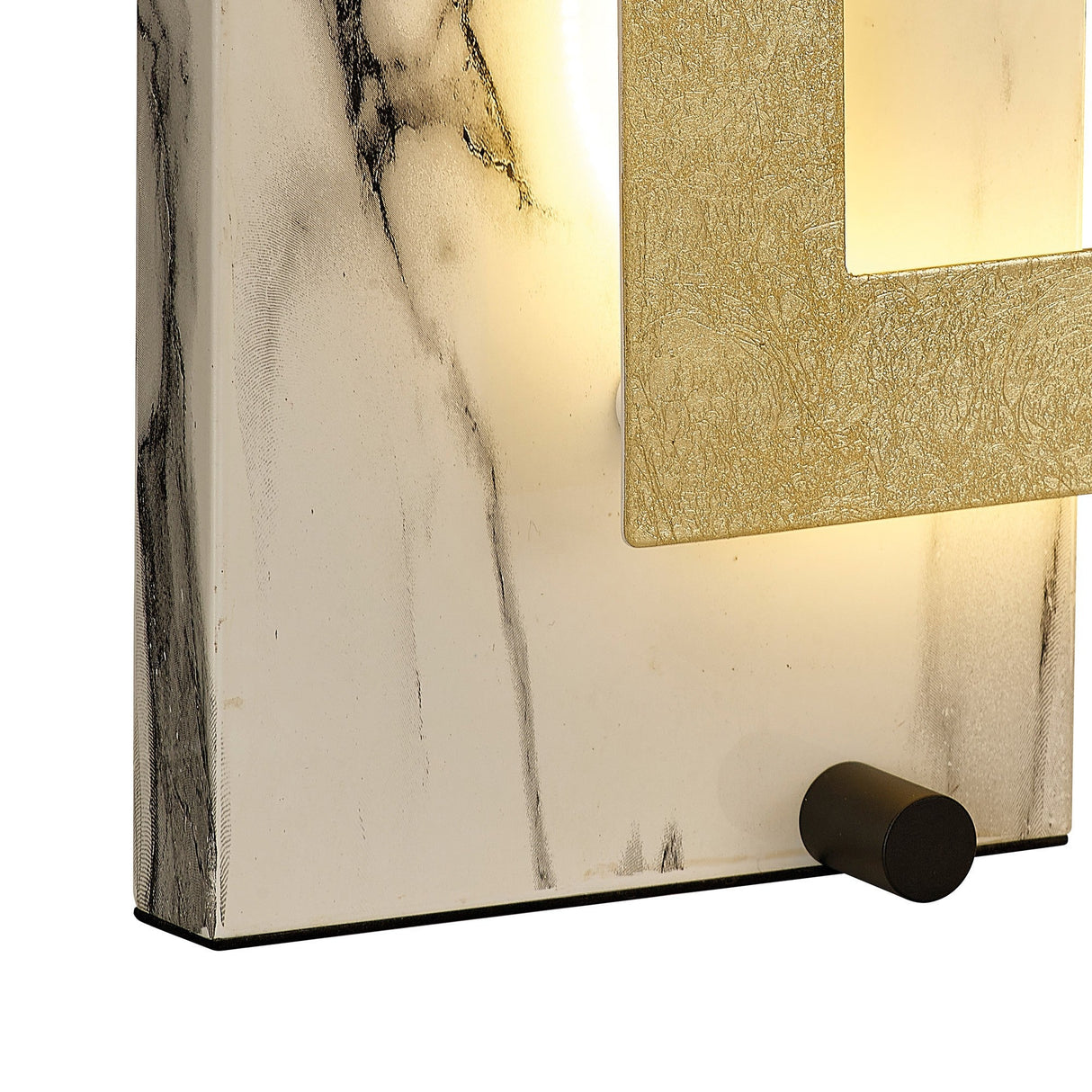 Dalia 25cm LED Table Lamp 18W 3000K - Gold/Marble White