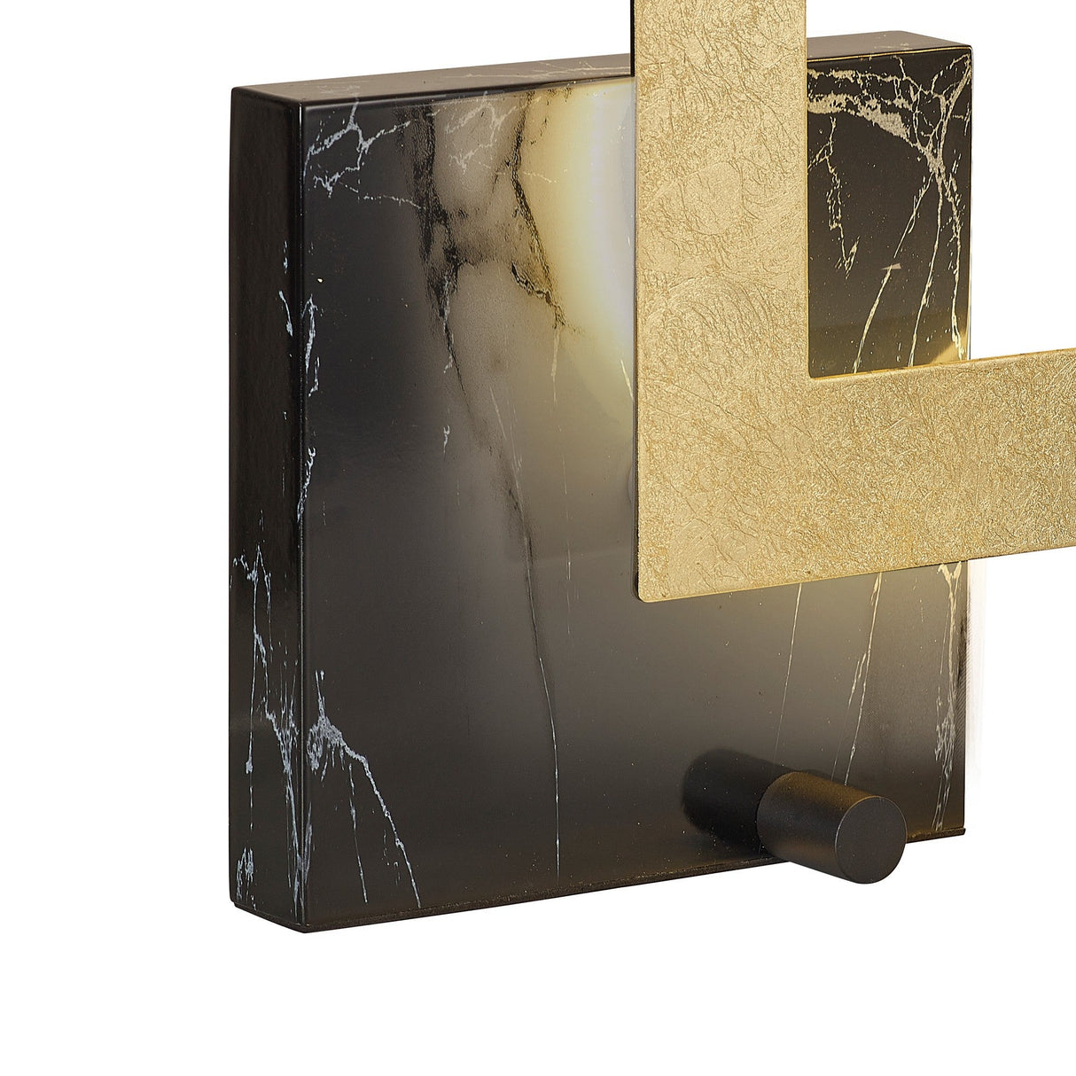 Dalia 25cm LED Table Lamp 18W 3000K - Gold/Marble Black