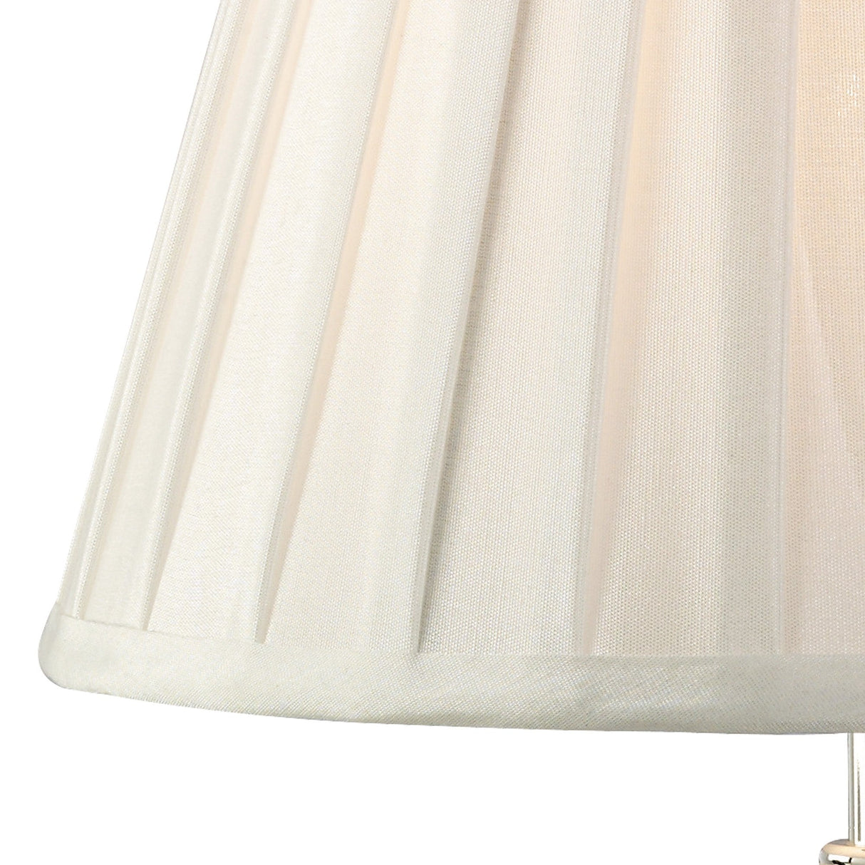 Dana 1 Light Crystal Table Lamp - Silver (Without Shade)
