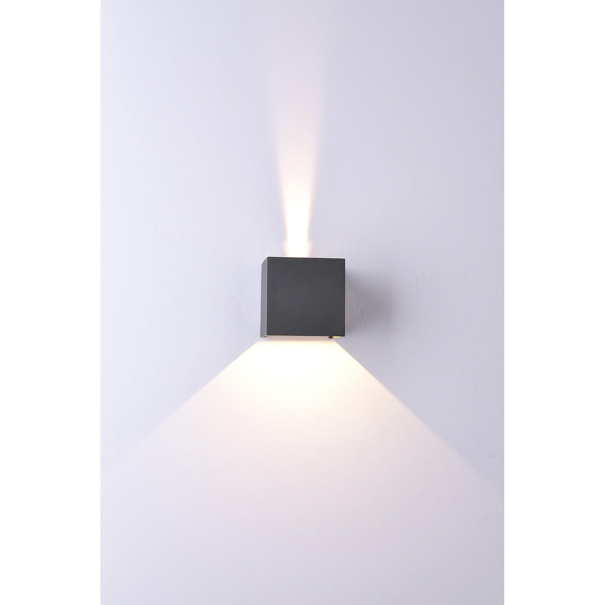 Davos Square Outdoor LED Wall Light 6W 3000K - Anthracite