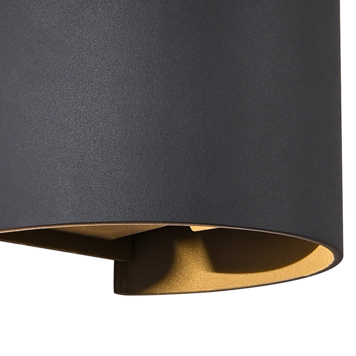 Davos Round Outdoor LED Wall Light 6W 3000K - Anthracite