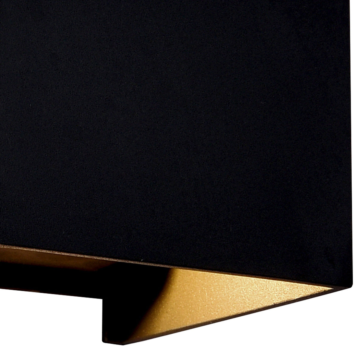 Davos Square Outdoor LED Wall Light 6W 3000K - Black