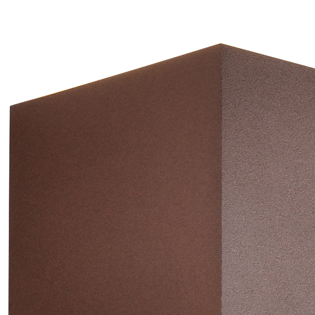 Davos Square Outdoor LED Wall Light 6W 3000K - Brown