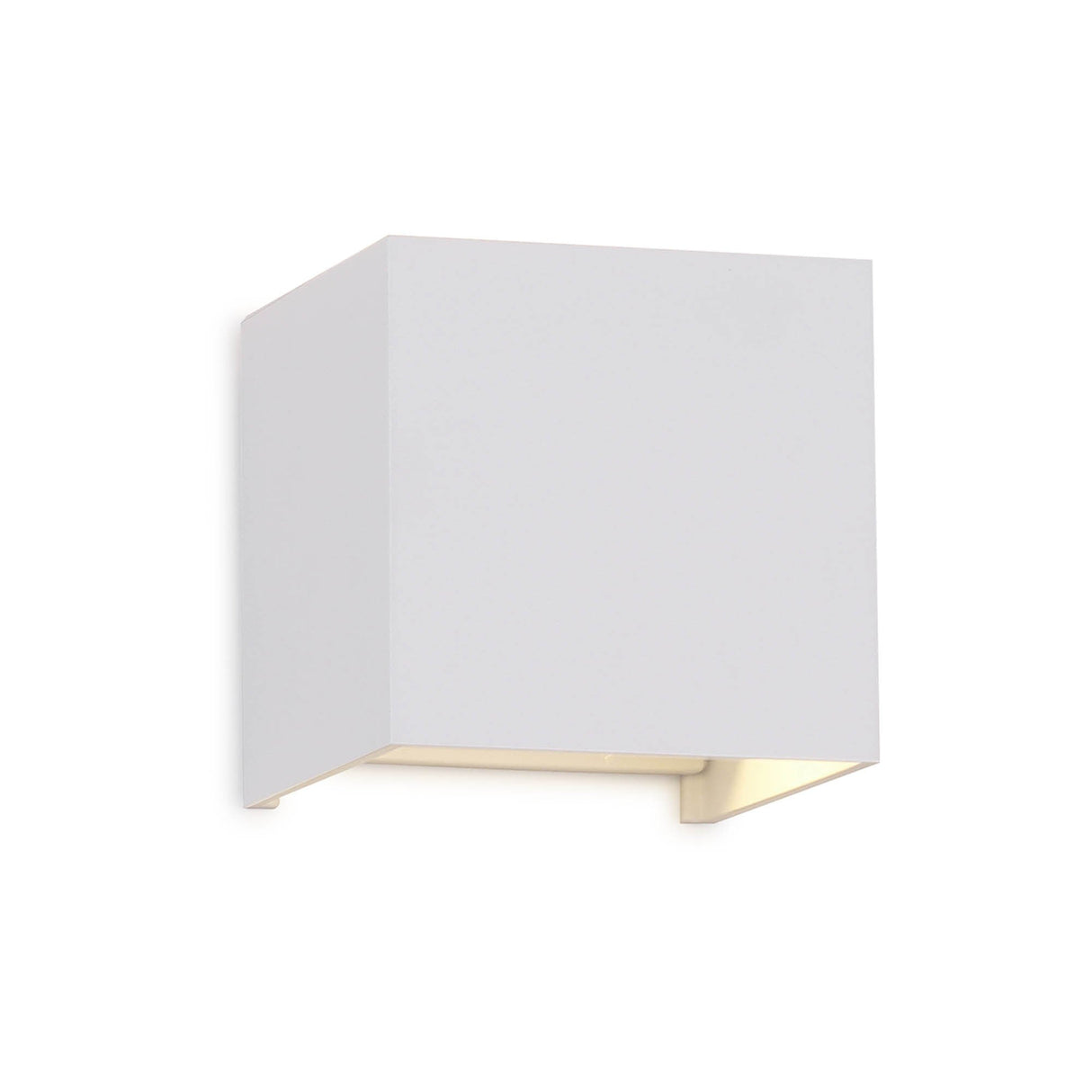 Davos Square Outdoor LED Wall Light 6W 4000K - White