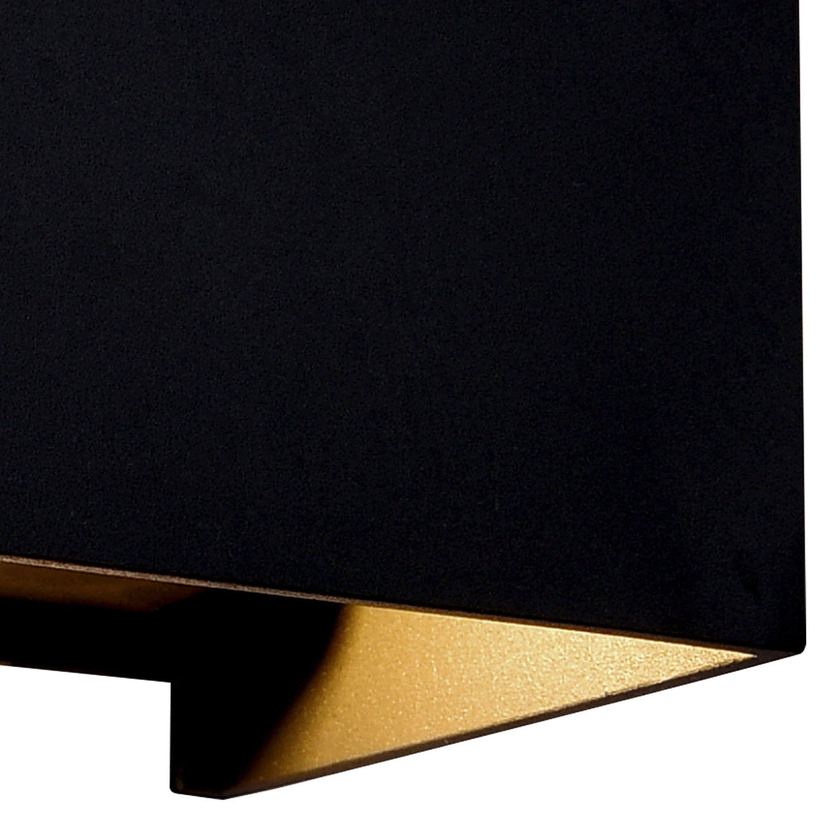 Davos Square Outdoor LED Wall Light 6W 4000K - Black