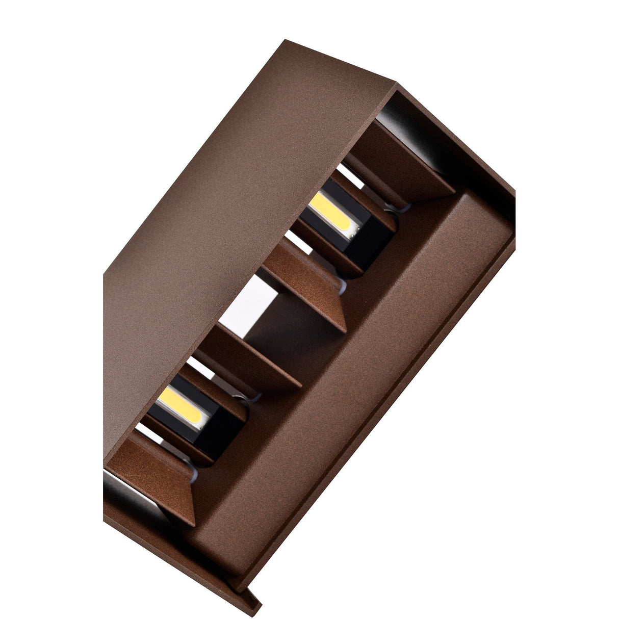 Davos Outdoor LED Wall Lamp 6W 3000K - Rust Brown