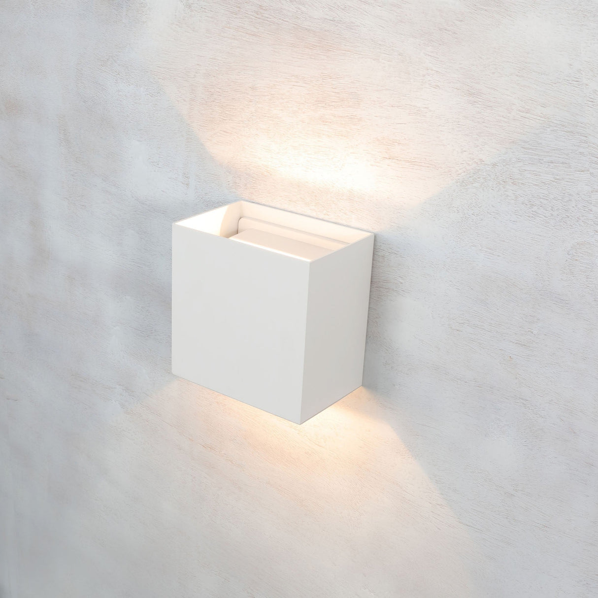 Davos Outdoor LED Wall Light 10W 3000K - Sand White